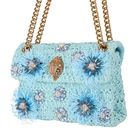 Kensington Raffia Mini Shoulder Bag
