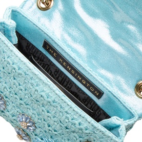 Kensington Raffia Mini Shoulder Bag
