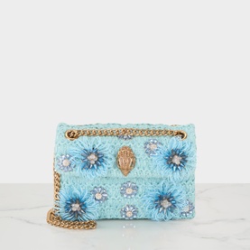 Kensington Raffia Mini Shoulder Bag