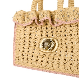 Chelsea Ruffle Tote Bag