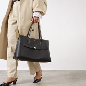 Lounge Grained Leather Tote Bag