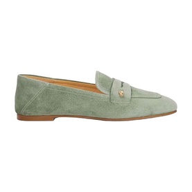 Glances Back Logo Penny Loafers