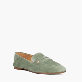 Glances Back Logo Penny Loafers