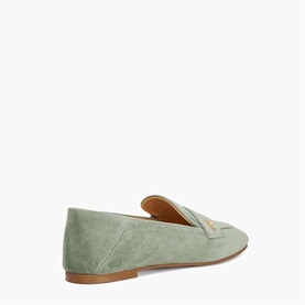 Glances Back Logo Penny Loafers