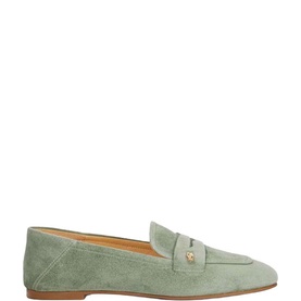 Glances Back Logo Penny Loafers