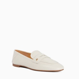 Glances Back Logo Penny Loafers