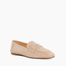 Glances Back Logo Penny Loafers