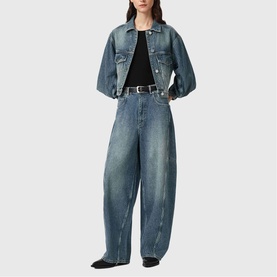 Carter Stripe Balloon Jeans