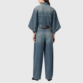 Carter Stripe Balloon Jeans