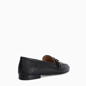 Greya Leather Charm Detail Loafers
