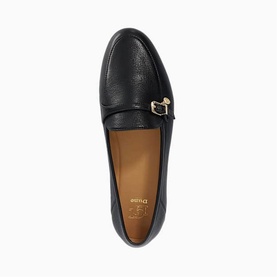Greya Leather Charm Detail Loafers