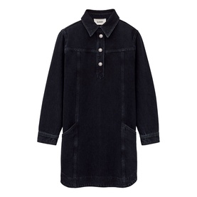 Tona Denim Mini Shirt Dress