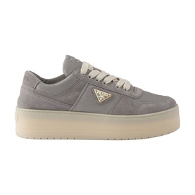 Downtown Bold Re-Nylon & Suede Trainers