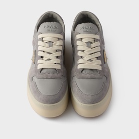 Downtown Bold Re-Nylon & Suede Trainers