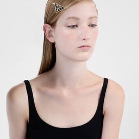 Triangle Logo Hair Pins