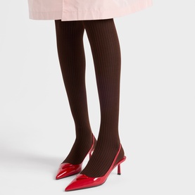 Logo Slingback Pumps