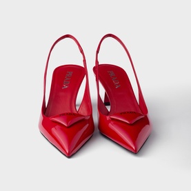 Logo Slingback Pumps