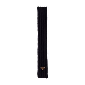 Triangle Logo Knitted Oblong Scarf