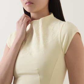 Bethany Embroidered Mini Dress