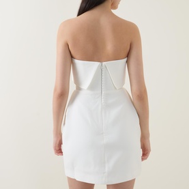 Tulia Folded Bandeau Mini Dress