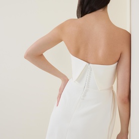 Tulia Folded Bandeau Mini Dress