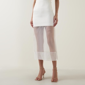 Lucine Sheer Layered Skirt