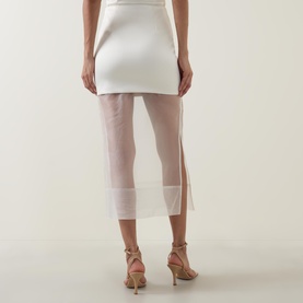 Lucine Sheer Layered Skirt