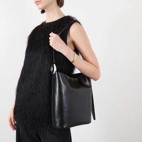 Halo Leather Bucket Bag