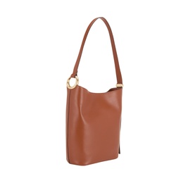 Halo Leather Bucket Bag