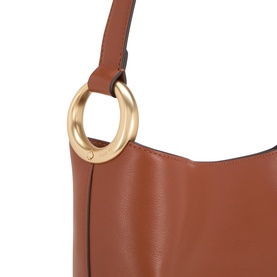 Halo Leather Bucket Bag