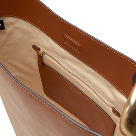 Halo Leather Bucket Bag