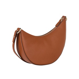 Duo Pebbled Leather Crossbody Bag
