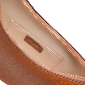 Duo Pebbled Leather Crossbody Bag