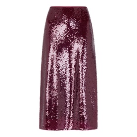 Slit Sequin Skirt