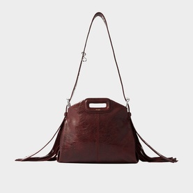 Miss M Mini Cracked Leather Bag