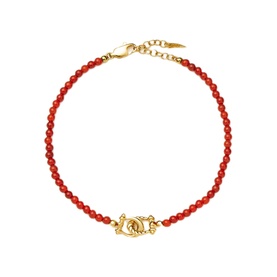 Lunar Horseshoe Beaded Bracelet