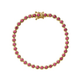 Tennis Round Beaded Bracelet