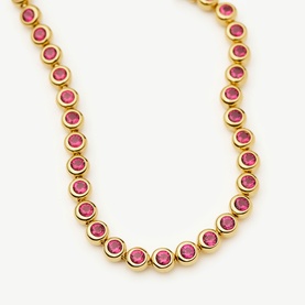 Tennis Round Beaded Bracelet