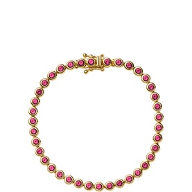 Tennis Round Beaded Bracelet