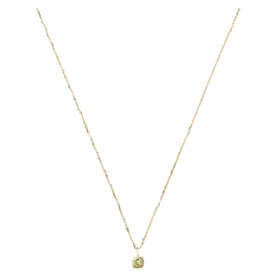 Fine August Birthstone Pendant Necklace