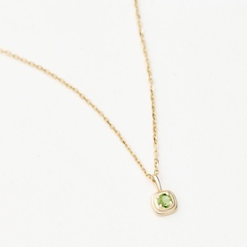 Fine August Birthstone Pendant Necklace