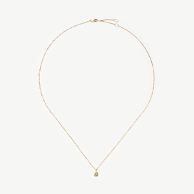 Fine August Birthstone Pendant Necklace
