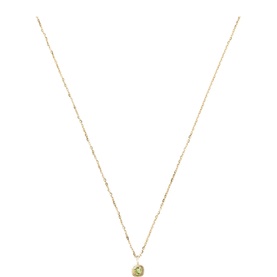 Fine August Birthstone Pendant Necklace