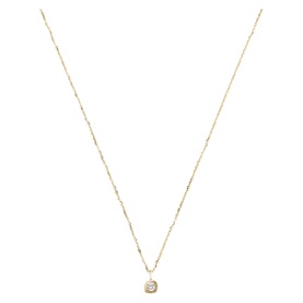 Fine April Birthstone Pendant Necklace