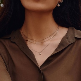 Fine April Birthstone Pendant Necklace