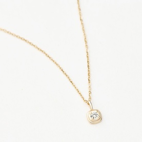 Fine April Birthstone Pendant Necklace