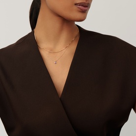 Fine December Birthstone Pendant Necklace