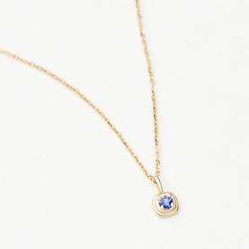 Fine December Birthstone Pendant Necklace