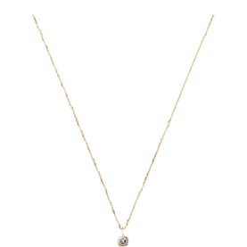 Fine December Birthstone Pendant Necklace