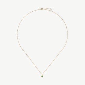 Fine May Birthstone Pendant Necklace